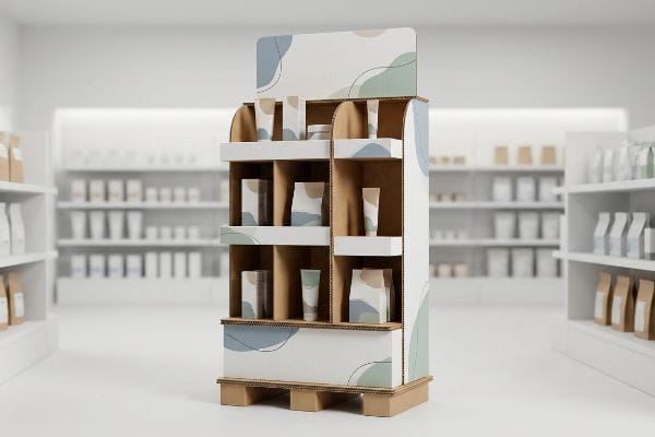 cardboard pop display pastel