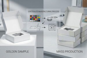 Como garantir que a amostra e a produção em massa tenham a mesma qualidade?