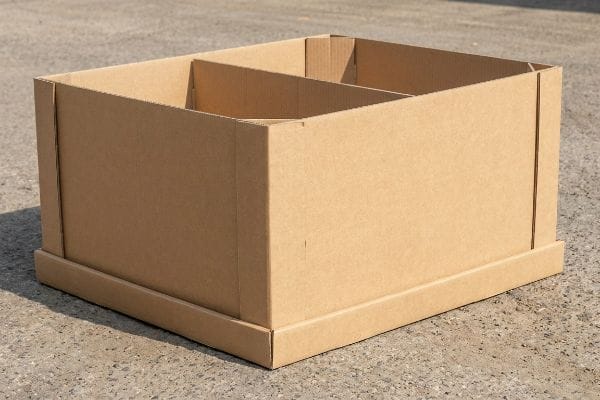 corrugated bin dividers base