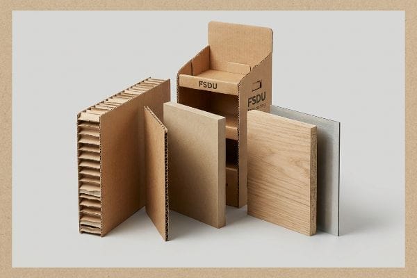 corrugated board wood composite