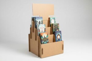 Cardboard book display can be very helpful for bookstores and vendors