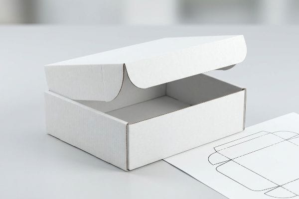 corrugated box dieline sample