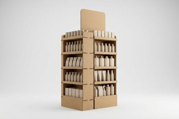 What is the lead time for custom endcap displays?