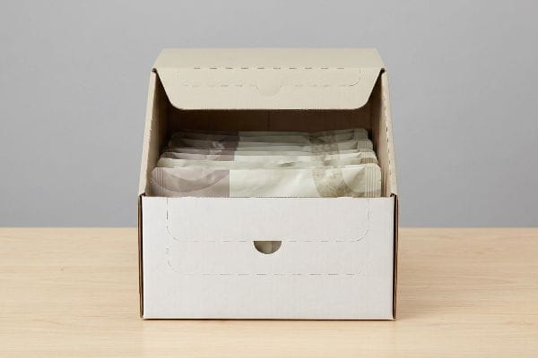 corrugated display box packages