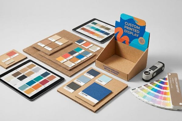 corrugated display color matching