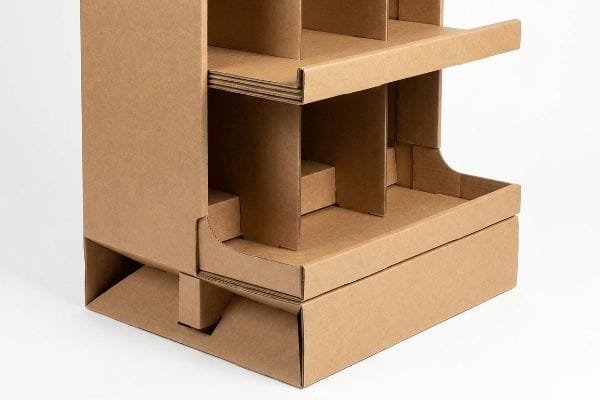 corrugated display internal structure 1