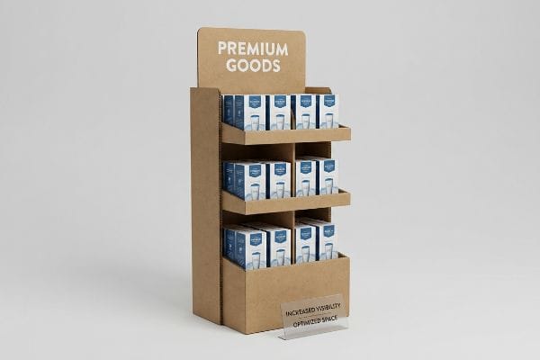 corrugated display visibility sign