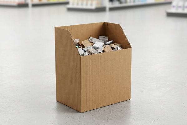corrugated dump bin products
