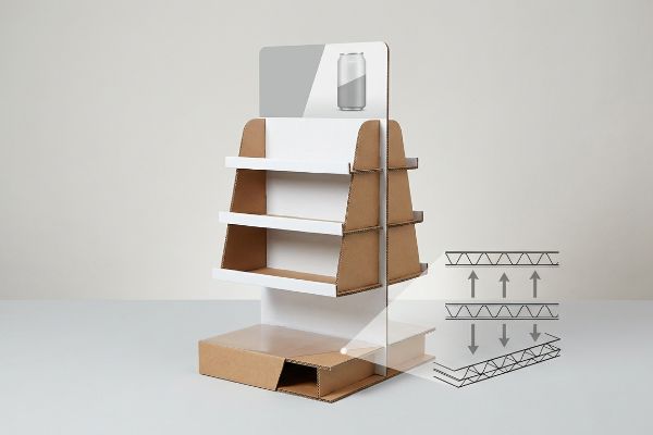 Design Features of Corrugated Inline Displays