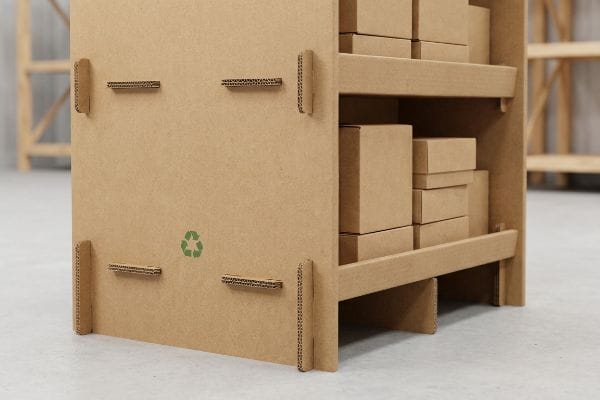 corrugated locking tabs recycling