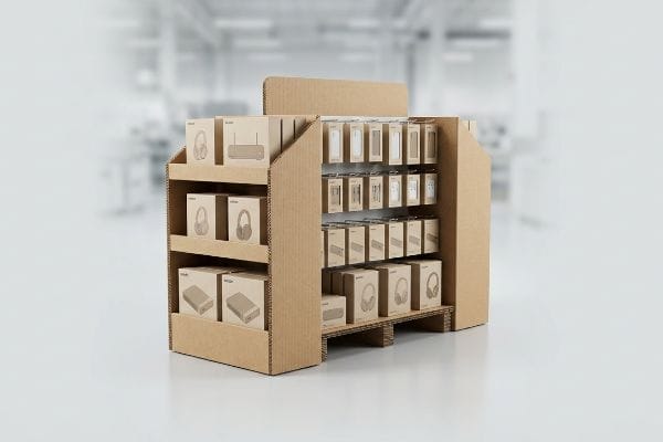 corrugated pop display peg hooks
