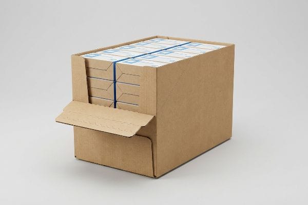 emballage à déchirure en carton ondulé