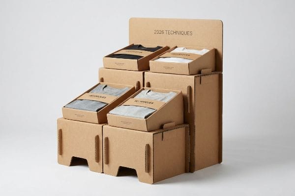 corrugated t shirt display 2026 techniques