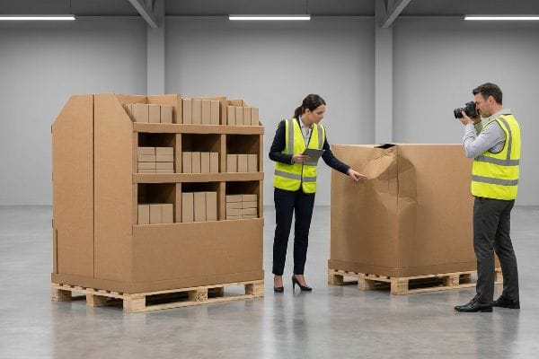 damaged pallet display documentation