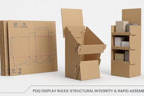 die cut corrugated display assembly