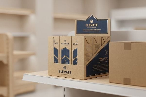 elevate kraft display box
