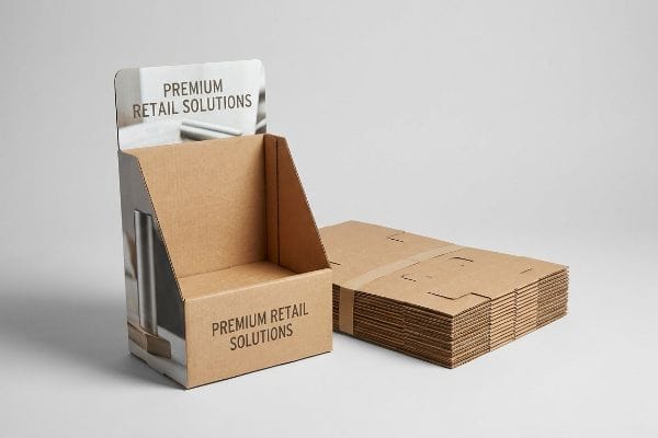 flat packed corrugated displays