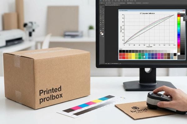 Corrugated box with