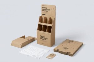 ¿Cuánto tiempo se tarda en fabricar un expositor de suelo de cartón a medida?