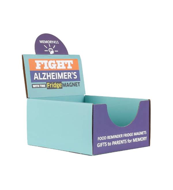 aimants de comptoir en carton memory411
