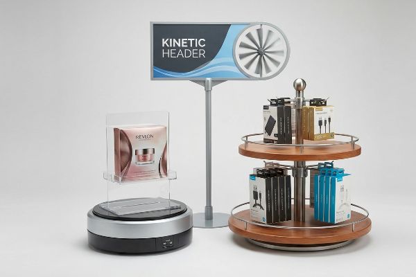 御社ではどのような種類の回転式ディスプレイを提供していますか？