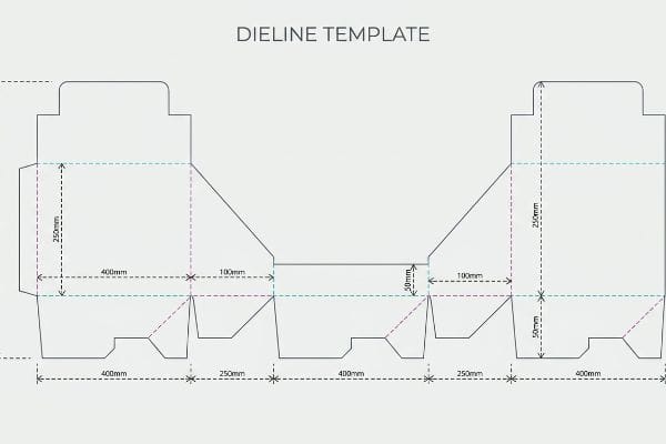 Can you provide me with a dieline?