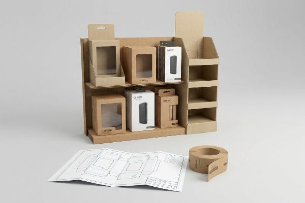 packaging display blueprint tape