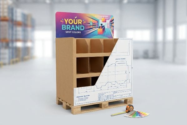 pallet display structural blueprint
