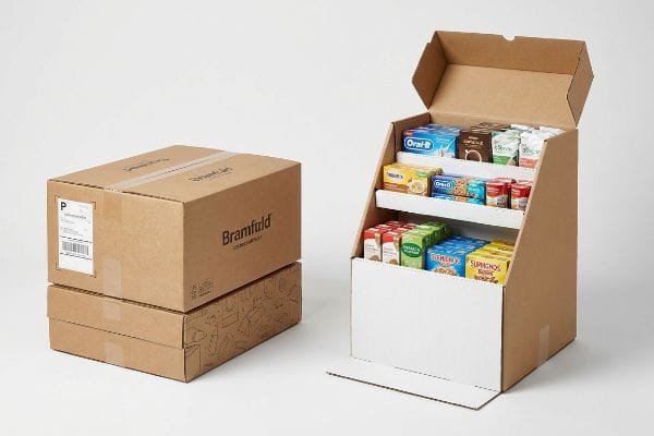 pre packed shipper display
