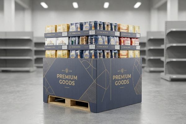 What Products Are Best Suited for a Pallet Skirt Display?
