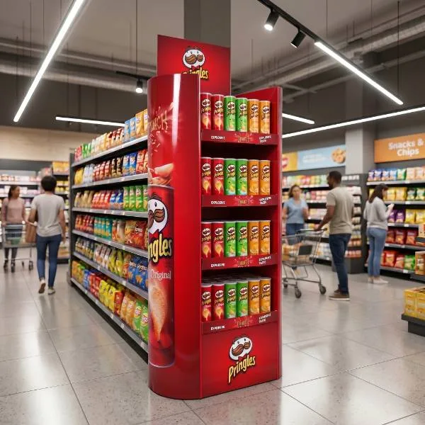 ការបង្ហាញ Pringles Pos លើផ្សារទំនើប