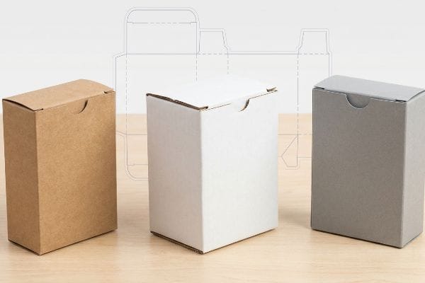 tuck end box dieline