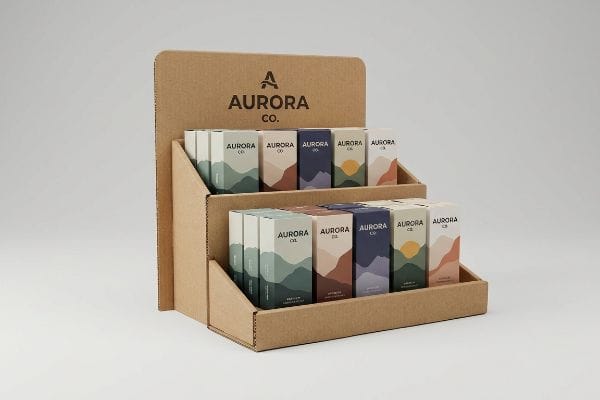 What are cardboard display boxes?
