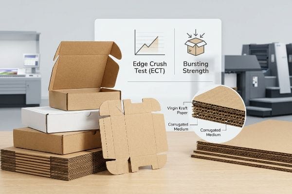 virgin kraft corrugated layers