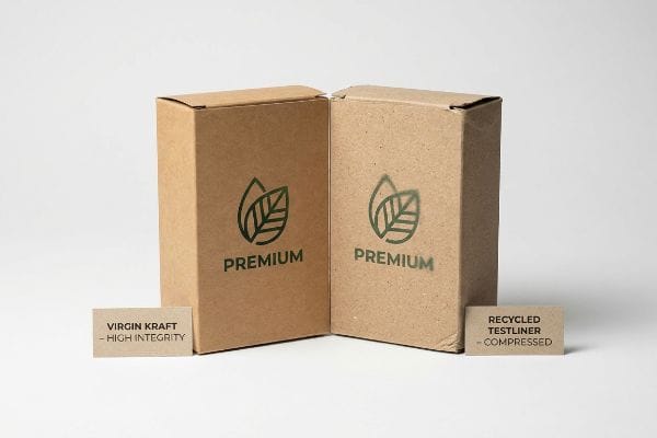 virgin kraft recycled testliner