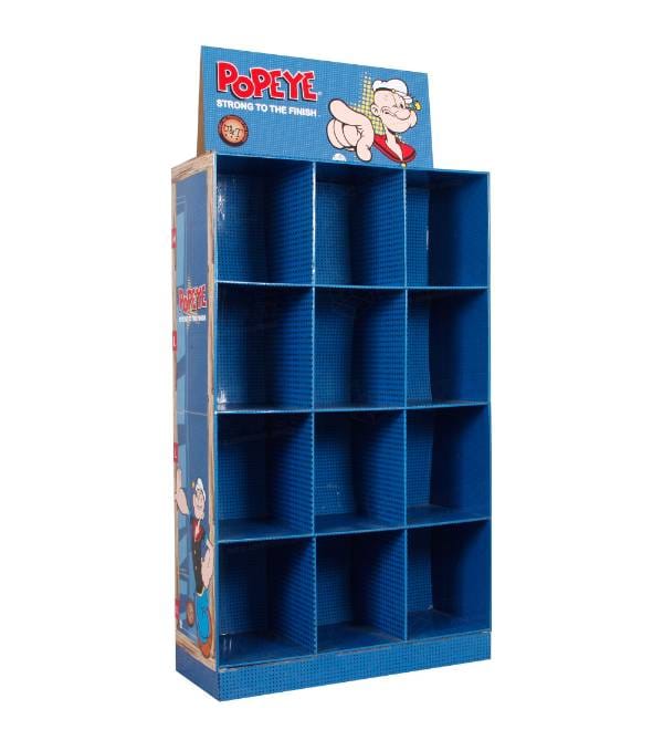 12 cell nautical themed cardboard display stand