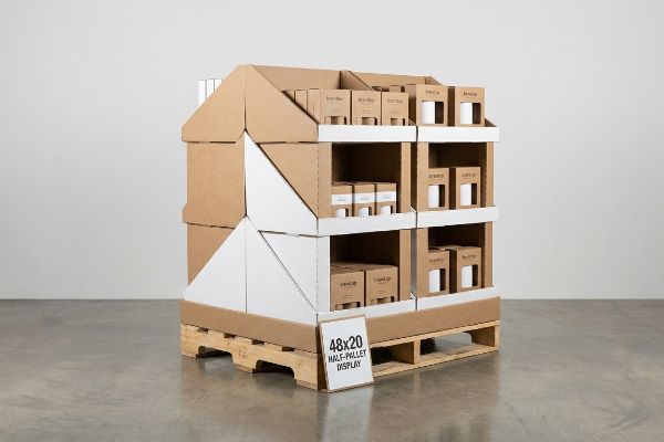 Aspects of a Half-Pallet Display: