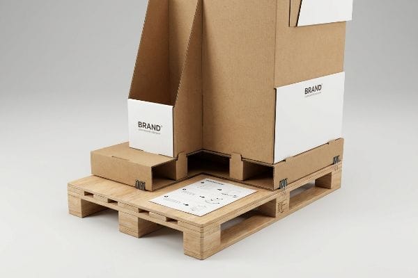 How Do I Set up a Half Pallet Display?