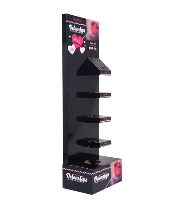 australis cosmetic cardboard display