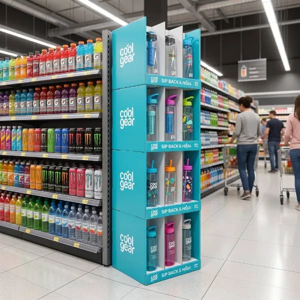 içecek şişesi perakende satış reyonu süpermarket