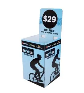 bicycle essentials cardboard display main