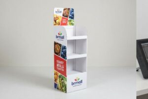 brmall three shelf display