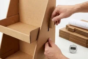 cardboard display assembly 01 45