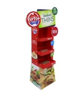 cardboard display bakery fsdu