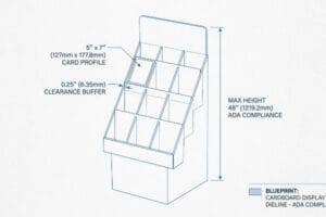 Can You Help Me to Work Out the Dimensions of the Greeting Card Display Racks?