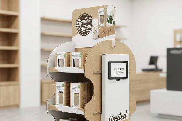 A retail store features a 