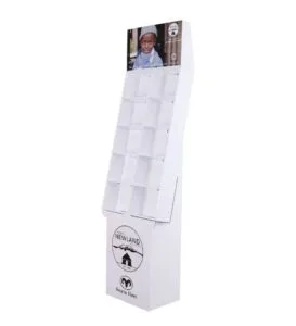 Expositor de chão de papelão Newland