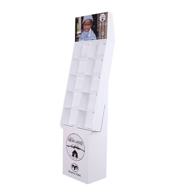 cardboard display floor stand newland