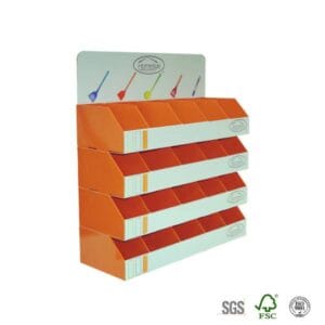 cardboard display quarter pallet homestyle