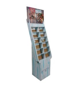 cardboard display stand bbq merchandiser